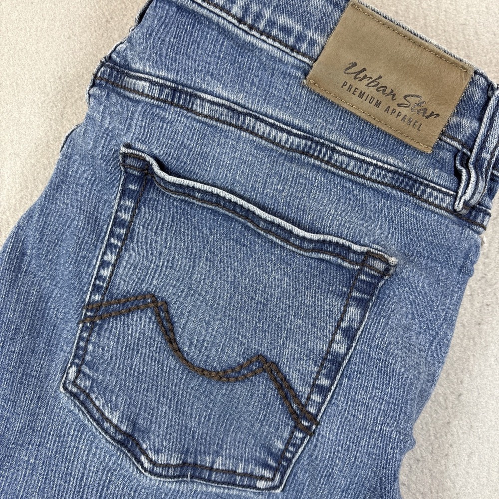 Urban Star Straight Leg Jeans Mens Size‎ 36X30 Relaxed Fit 02518231U5 Blue